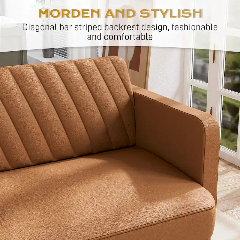 Upholstered Tufted Convertible Futon Sofa Bed, Velvet Sleeper Couch, 3 Seater Tufted Sofa with Adjustable Backrests