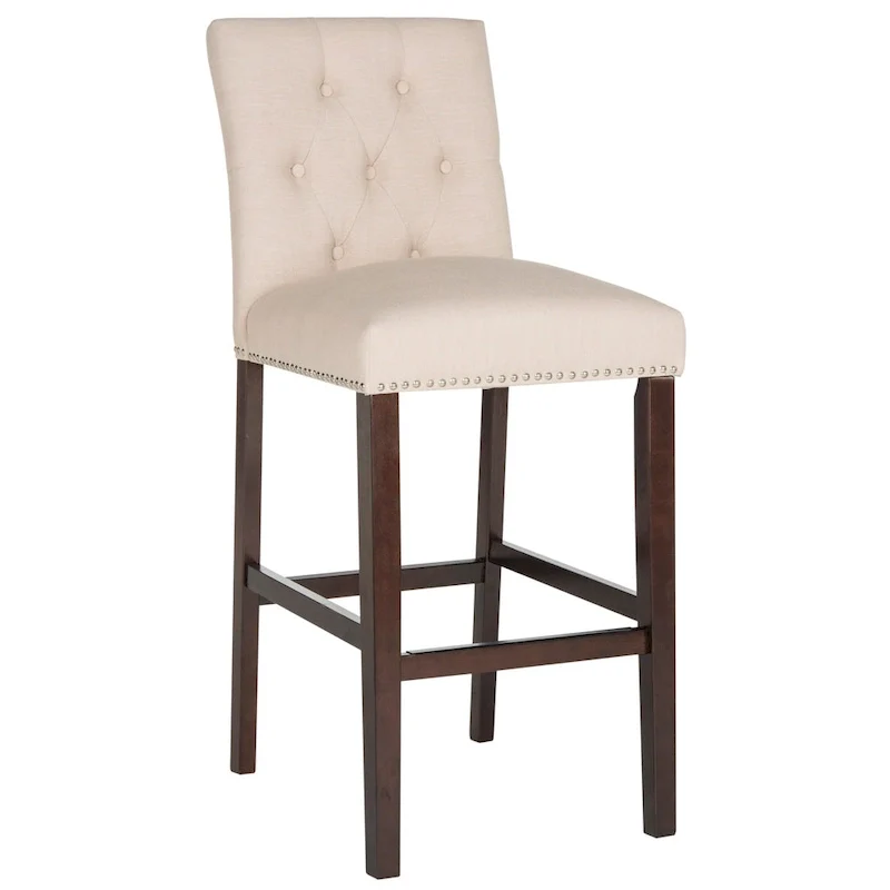 SAFAVIEH Jelka 31.5 Inch Bar Stool (Set of 2) - 19 x 20 x 44 - 19Wx23Dx44H