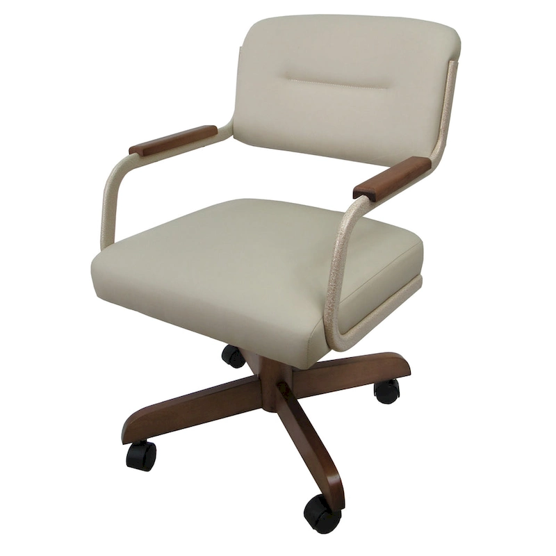 Swivel Tilt Kitchen Caster Chair with Wheels M-115 - 18 inch Seat