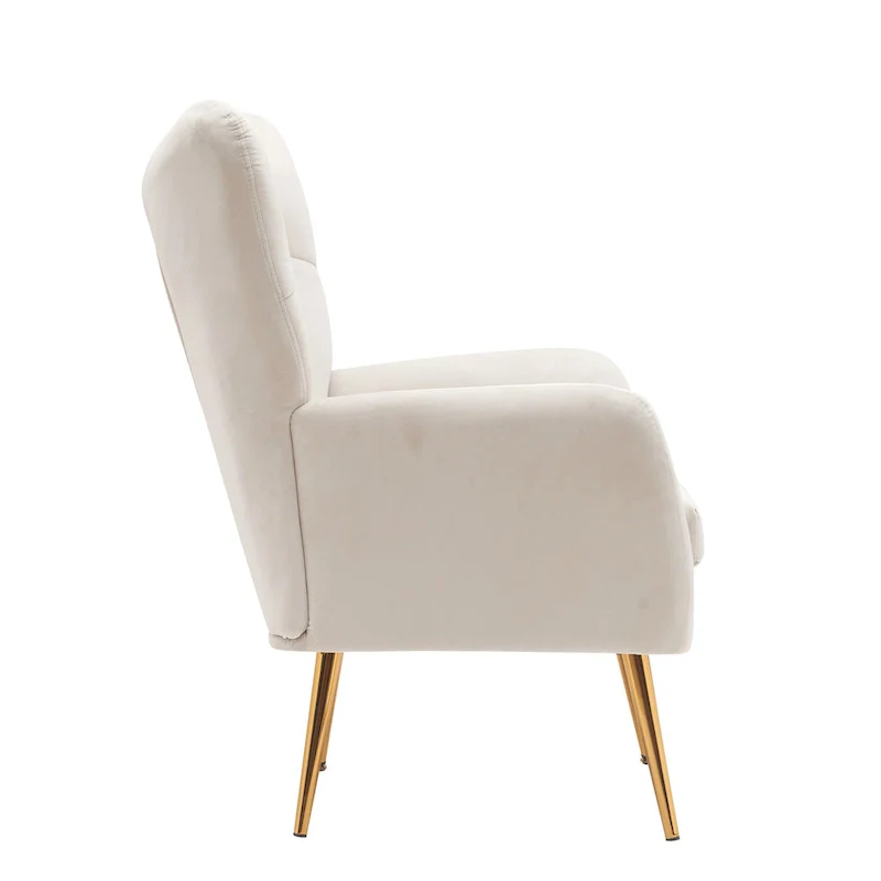 Mid Century Wingback Upholstered Accent Chair