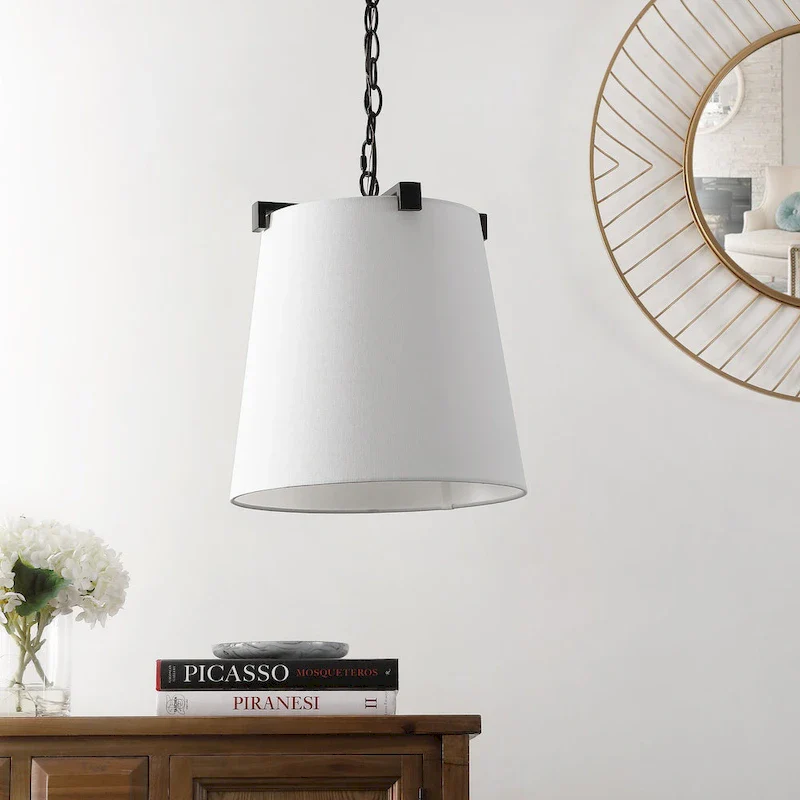 SAFAVIEH Lighting Caridad Pendant - 13  x 13  x 13  - Oil Rubbed Bronze - 13Wx13Dx88H