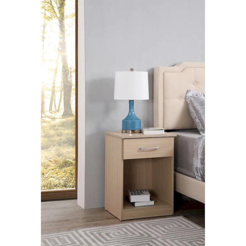 Lindsey 1-Drawer Nightstand (24 in. H x 18 in. W x 16 in. D)