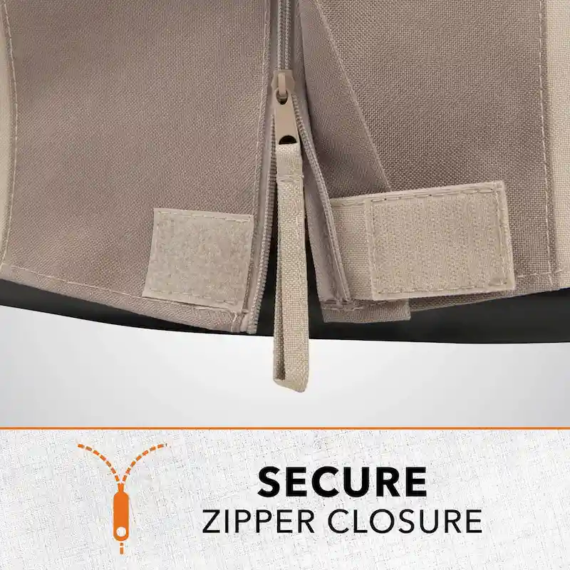 Modern Leisure Monterey Patio Egg Chair Cover, 45 L X 42 W X 75 H, Beige - 45  x 42  x 75