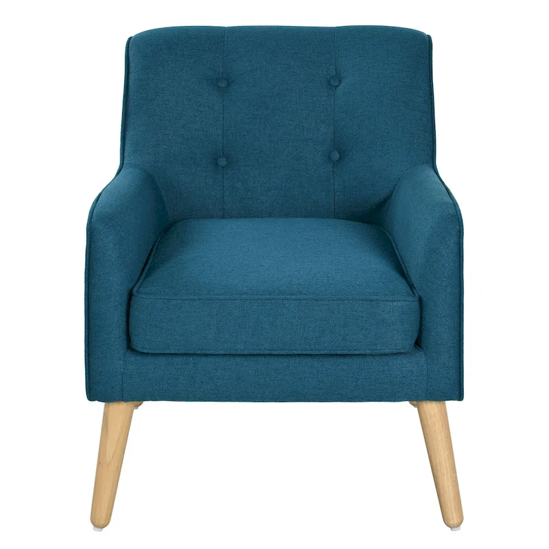 Mid-Century Modern Tufted Armchair