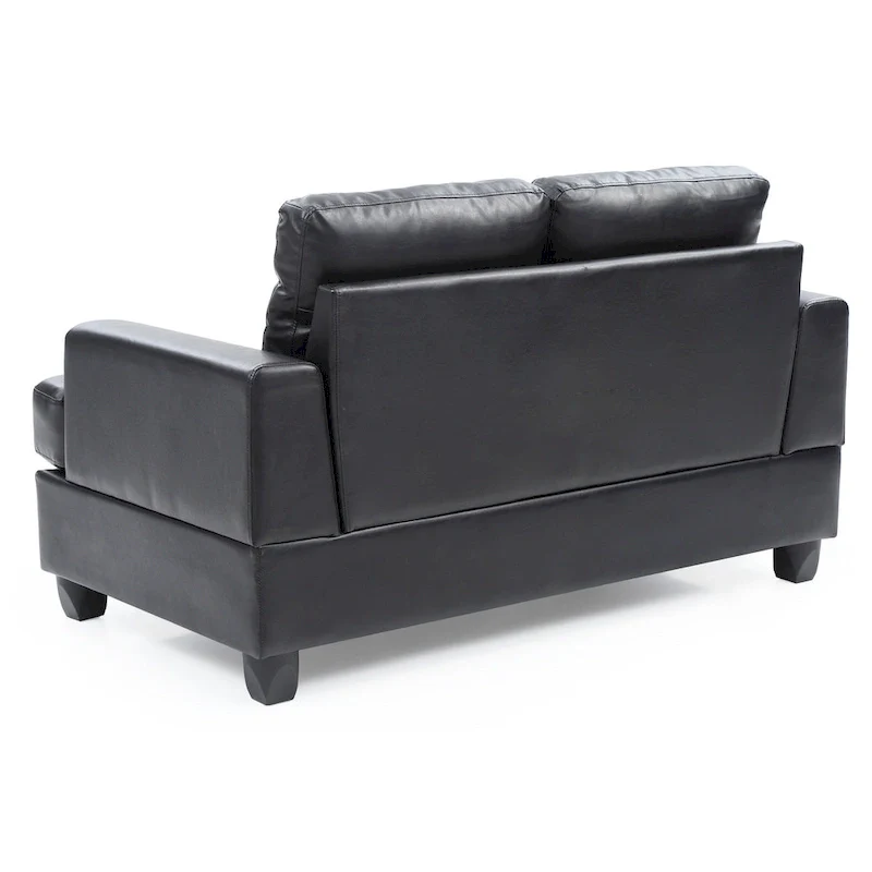 Sandridge Faux Leather Loveseat