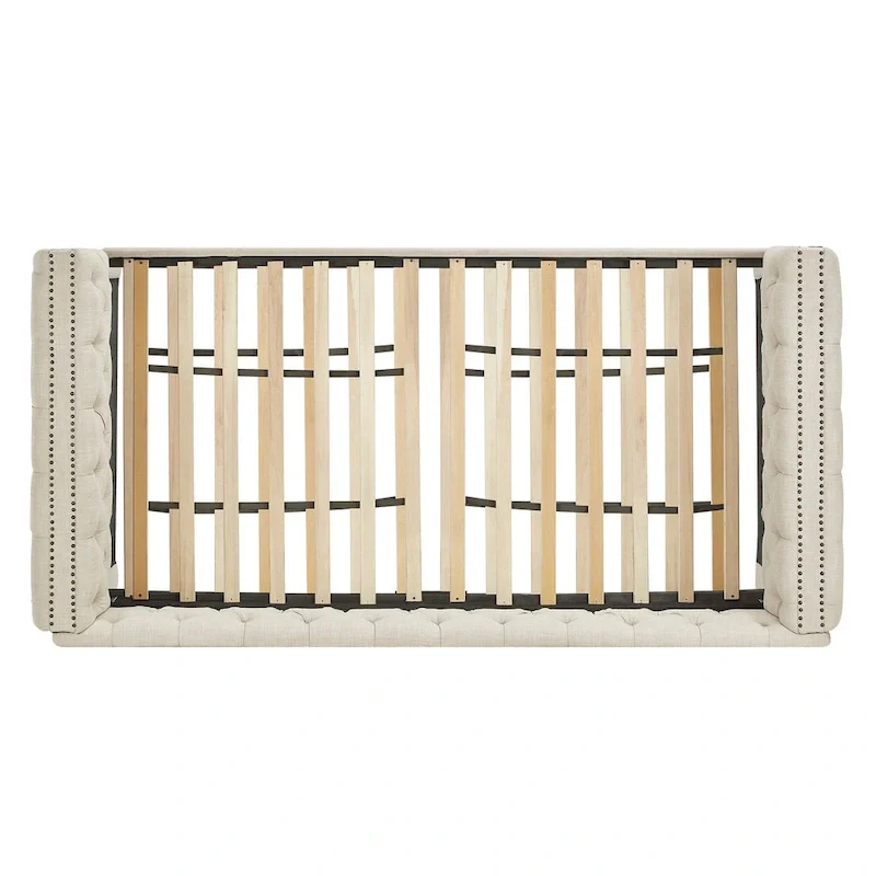 Knightsbridge Twin Tufted Nailhead Daybed by iNSPIRE Q Artisan