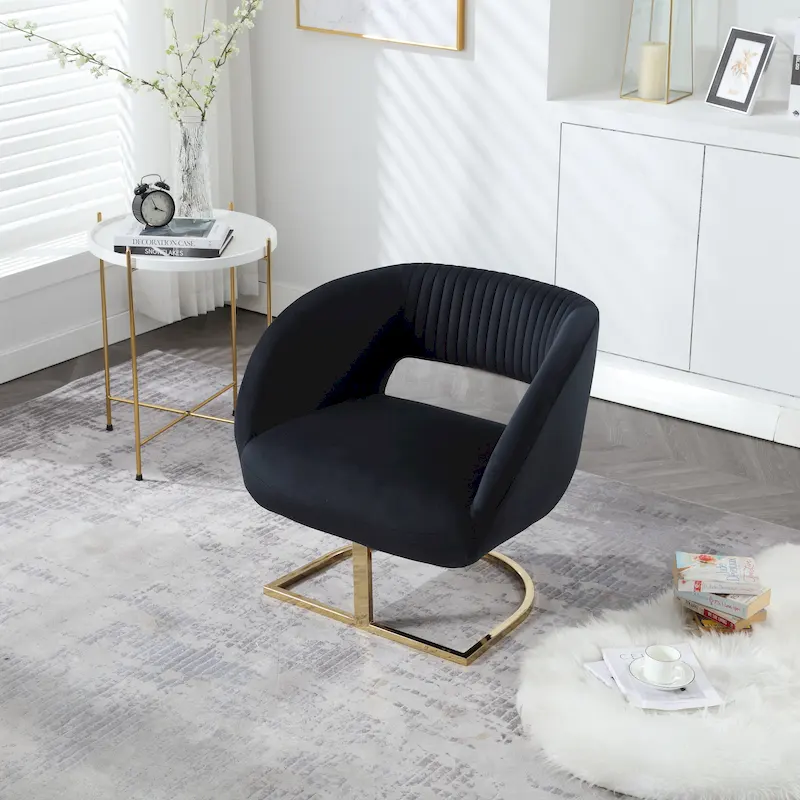 Upholstered Tufted Living Room Chair