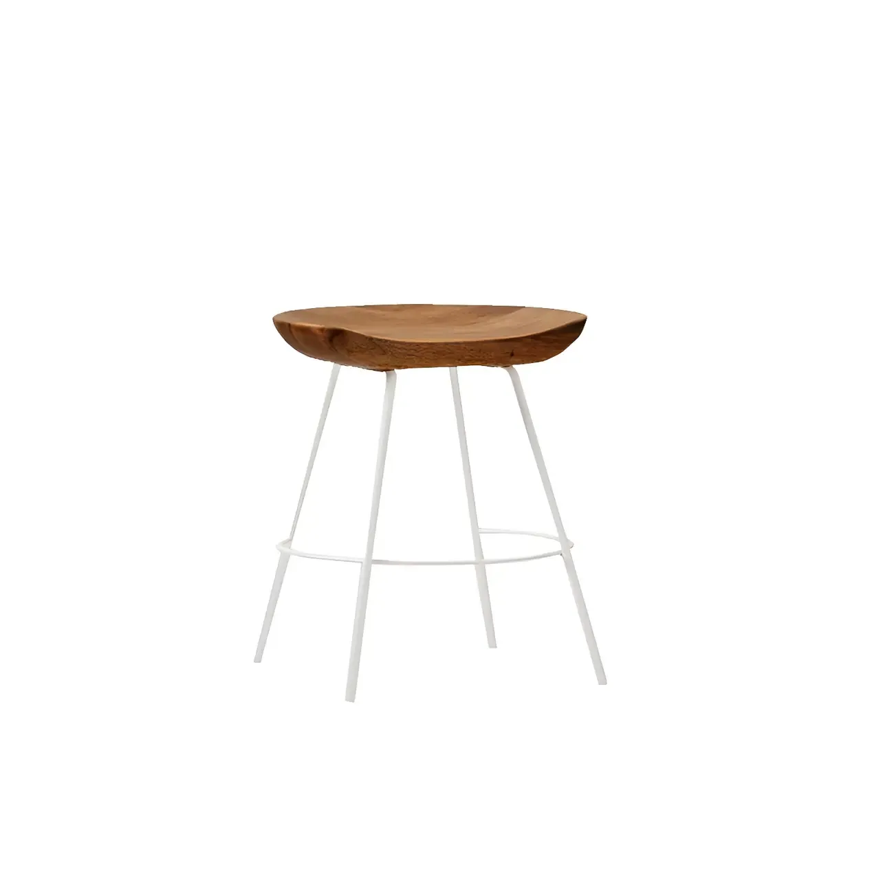 Modern Solid Wood Counter Height Bar Stools