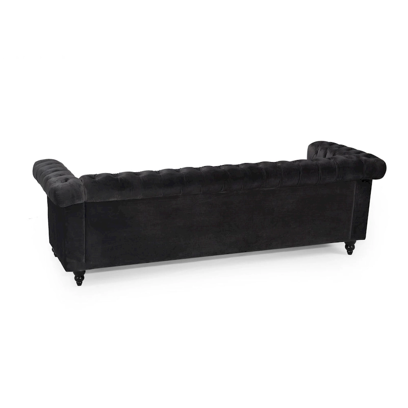 Chesterfield 3-seater Sofa with Button Tufting and Nailheads
