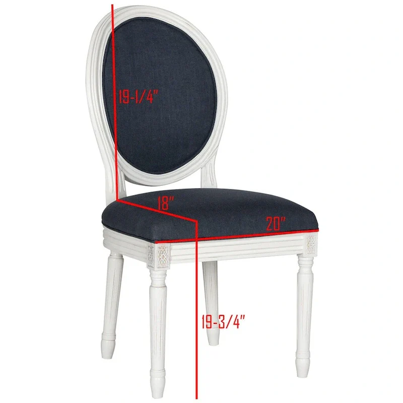Parisian Oval Dining Chair (Set of 2) - 20Wx20Dx39H