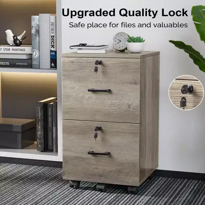 Karl Home | 15.7'' Wide 2 -Drawer Mobile File Cabinet