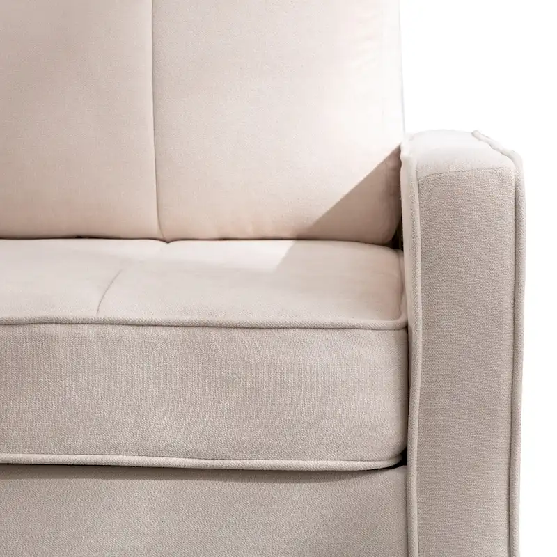 DIY Convertible Sectional Sofa Couch with Ottoman