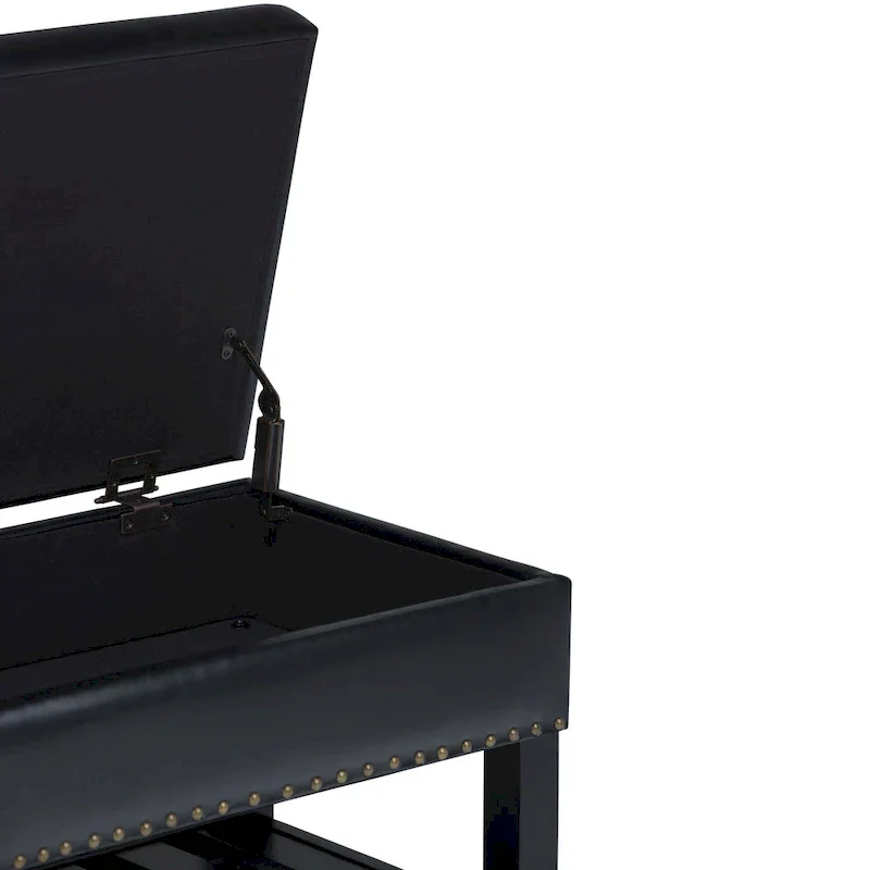 WYNDENHALL Riley 43 inch Wide Rectangle Ottoman Bench - 43 W x 17 D x 19 H