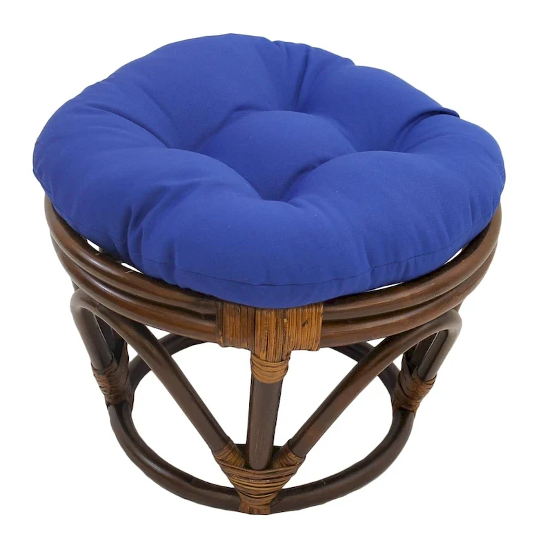 18-inch Footstool with Twill Cushion