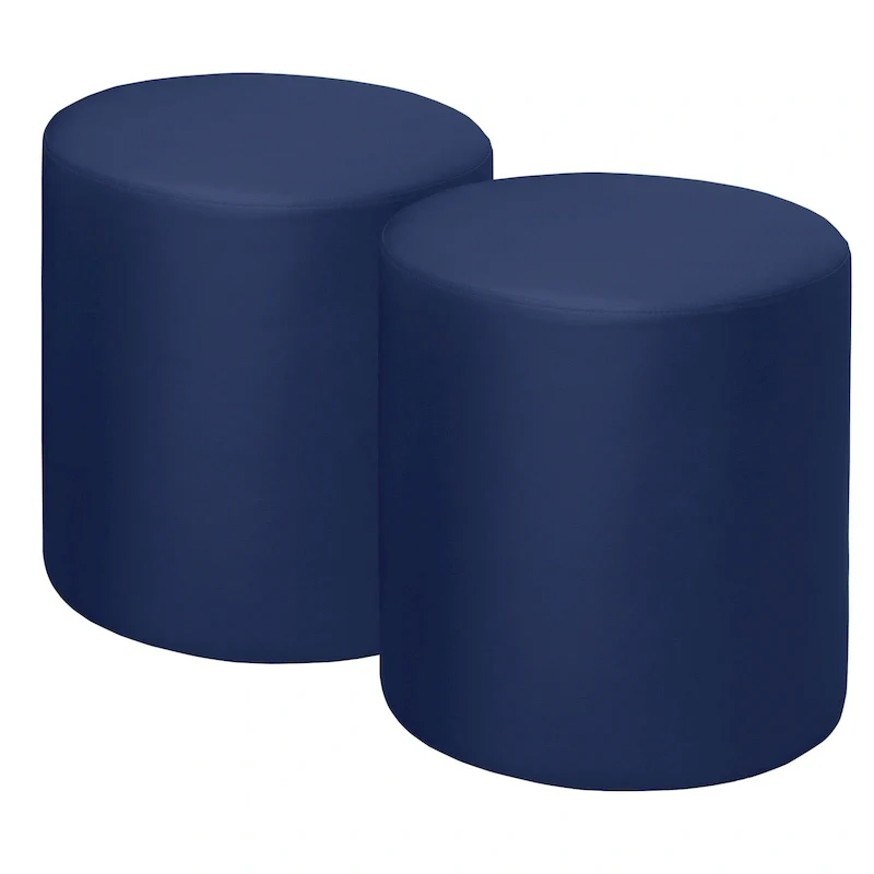 Logan Round Ottoman (Set of 2)