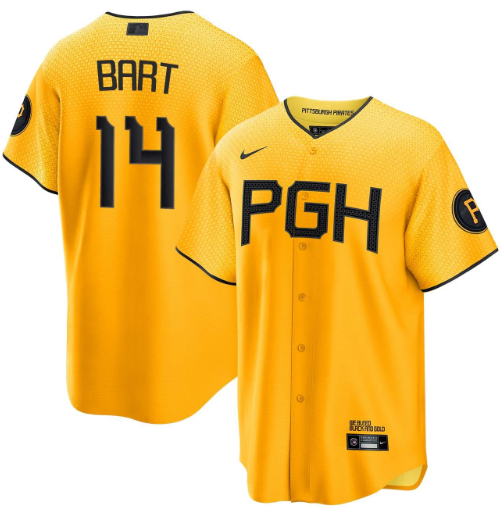 Joey Bart Pittsburgh Pirates City Connect Jersey