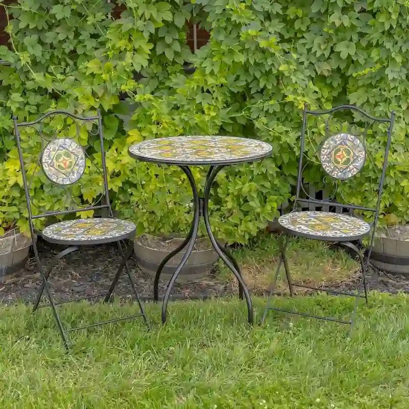 Mosaic Bistro Sets - 23.5x23.5x29.75