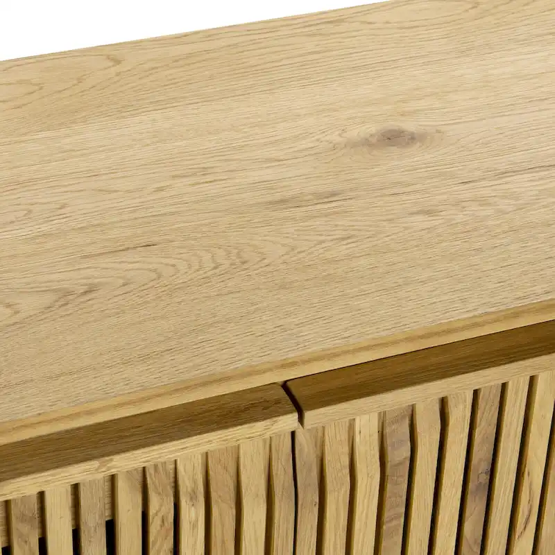 Classic Home Roya Oak Veneer Sideboard Buffet