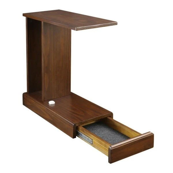 Monroe C-Table with Concealed Drawer, Concealment Furniture