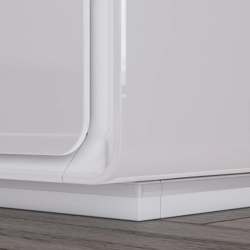 LED Nightstand White Modern Nightstand LED Night Stand Bedside Table