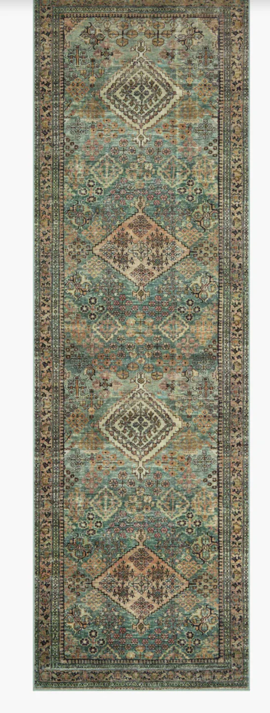 Sinclair Turquoise/ Multi Rug