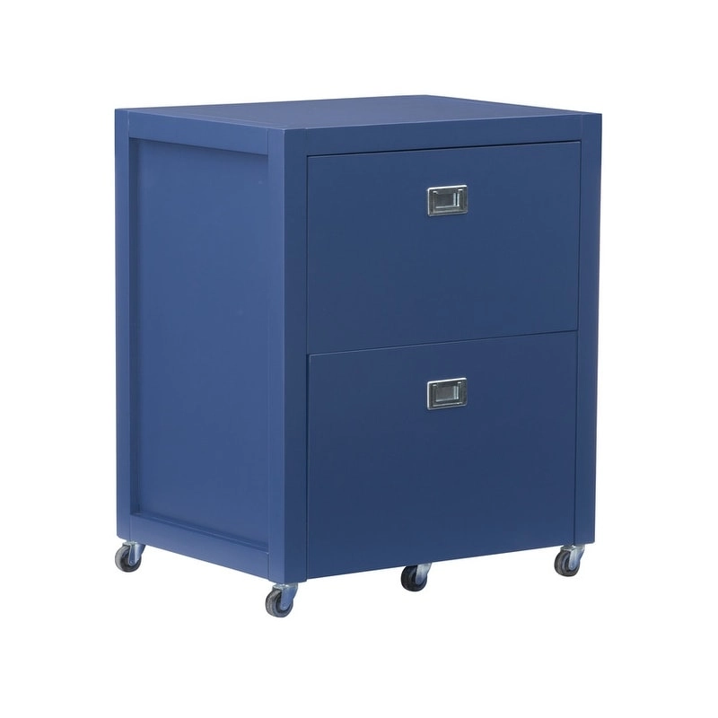 Linon Poppy Rolling File Cabinet