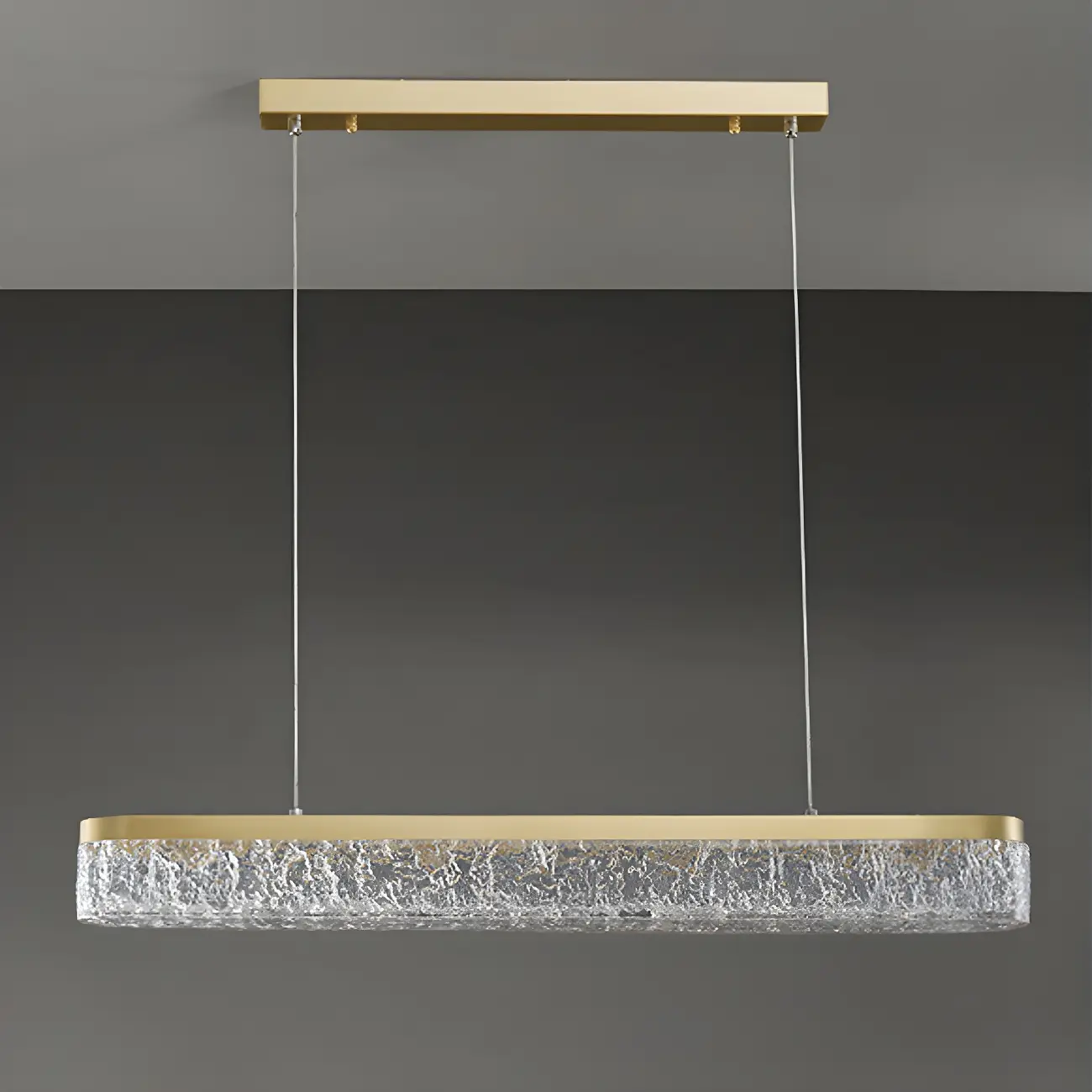 Modern Gold 3-Gear Dimming LED Kitchen Island Pendant Light