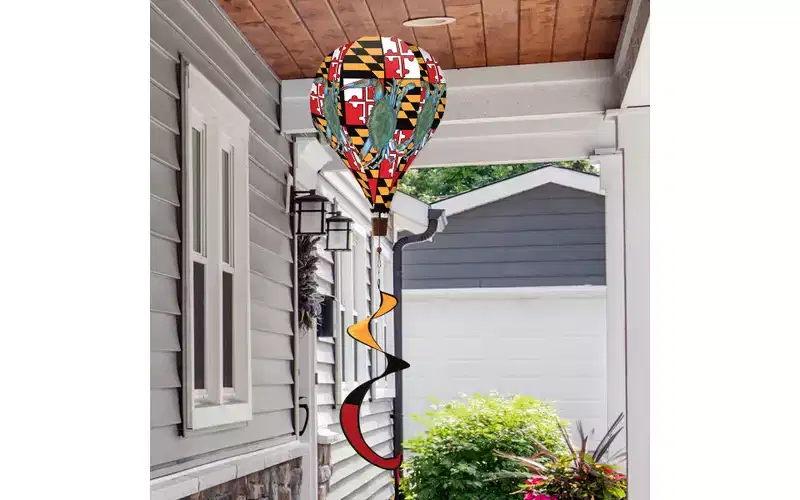 Briarwood Lane Hot Air Balloon Wind Twister 54x12 Maryland Crabs Summer For Summer Balloon