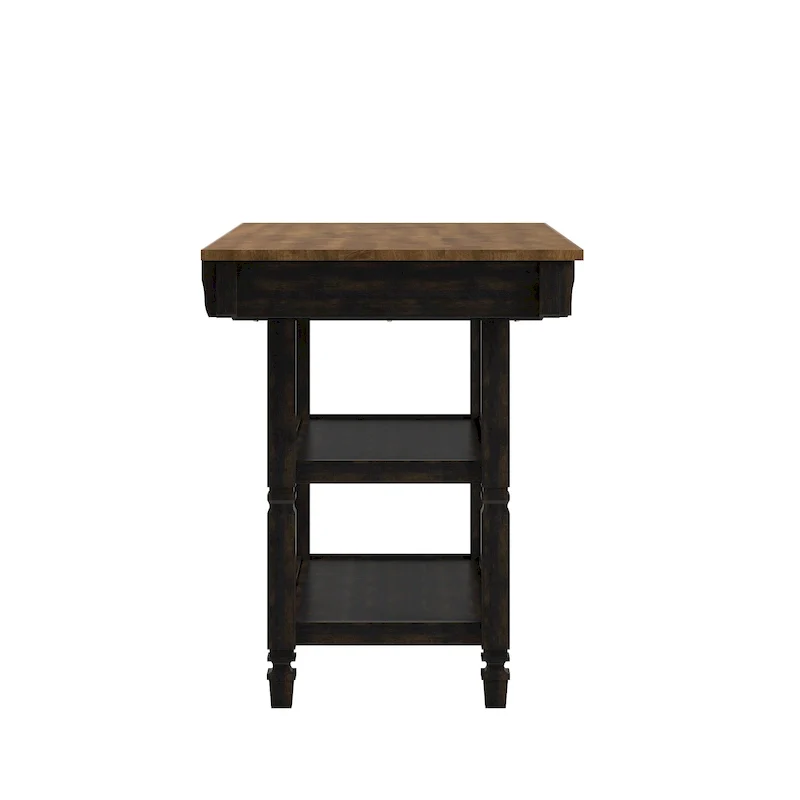 Elena 2-tone Antique Kitchen Island Buffet by iNSPIRE Q Classic