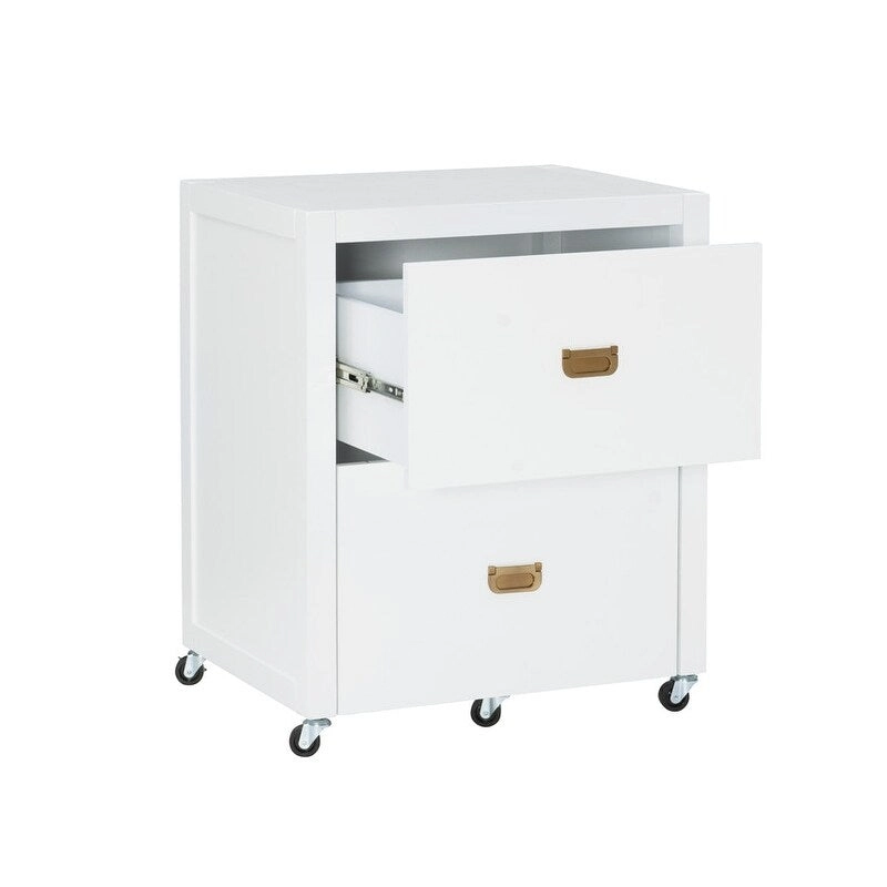 Linon Poppy Rolling File Cabinet
