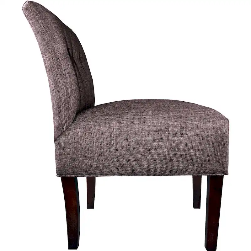 Samantha Button Tufted Ikat Accent Chair