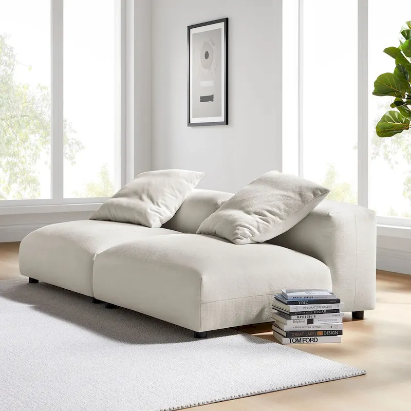 Modular Upholstered Fabric Sofa