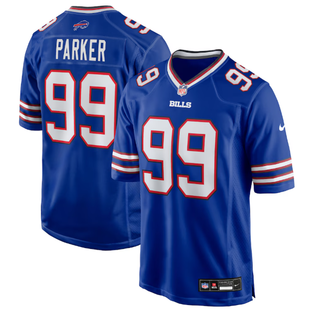Buffalo Bills T.J. Parker Royal Game Jersey
