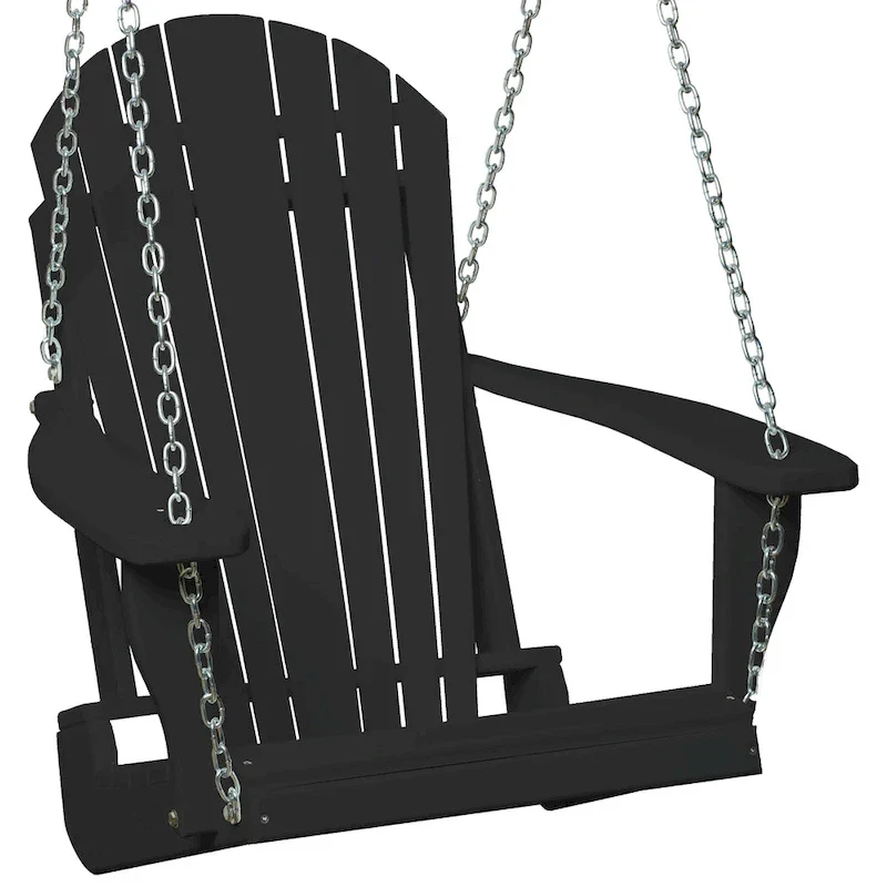Poly Lumber Adirondack Swing Chair with Chains