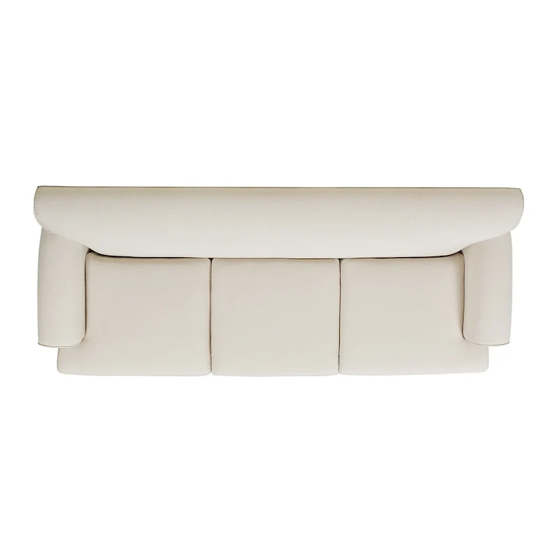 Alana Lawson 88 Inch Living Room Sofa  Three Cushion Couch with Rolled Arms and Tight Back  Minimal Assembly Required