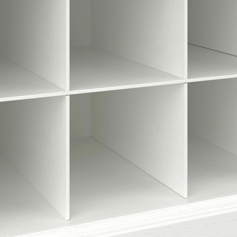 Woodland 24W Small Shoe Bench with Shelves by Bush Furniture