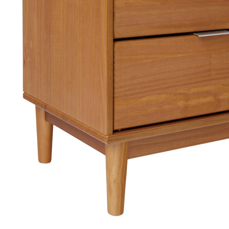 Middlebrook Designs Mid-Century 2-Drawer Solid Wood Nightstand