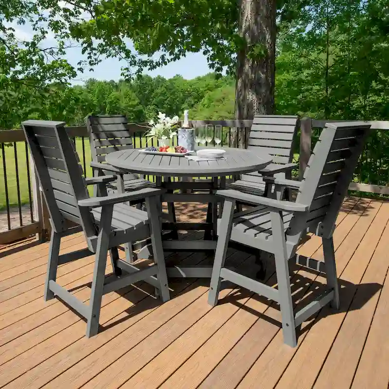 Weatherly 5-piece Outdoor Dining Set - 48