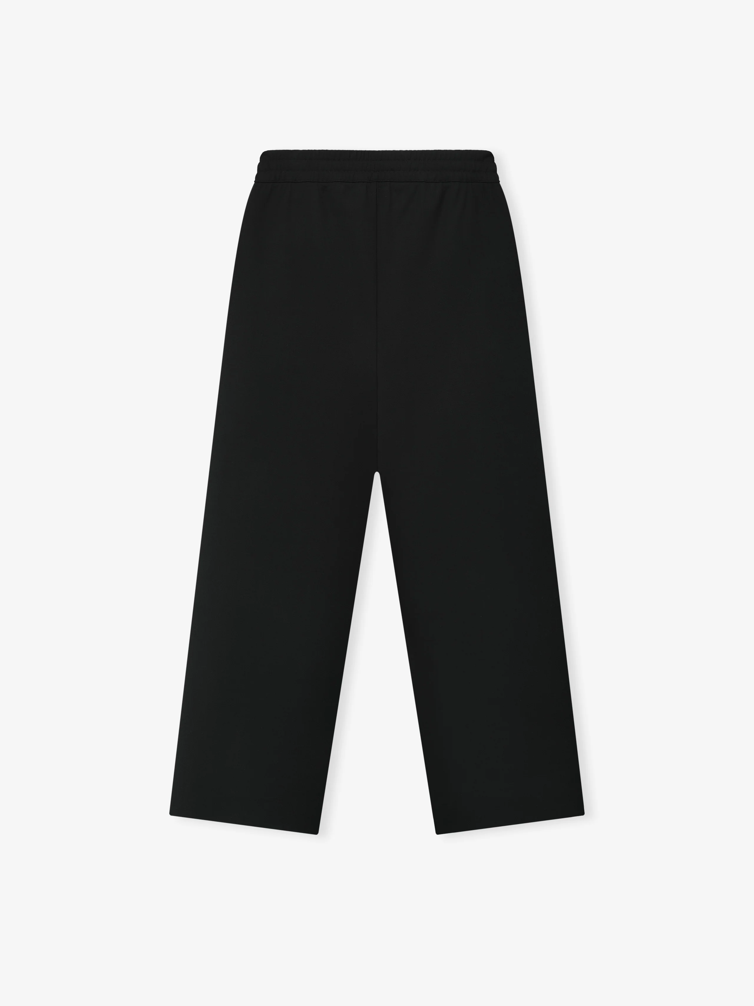 Double Weave Wool Wide Leg Drawstring Pants