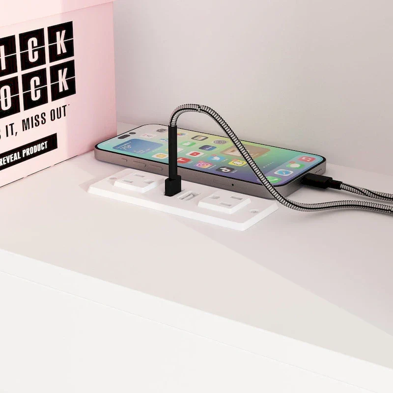 65Timechee Queen Bookcase Headboard RGB Light Adjustable Shelf