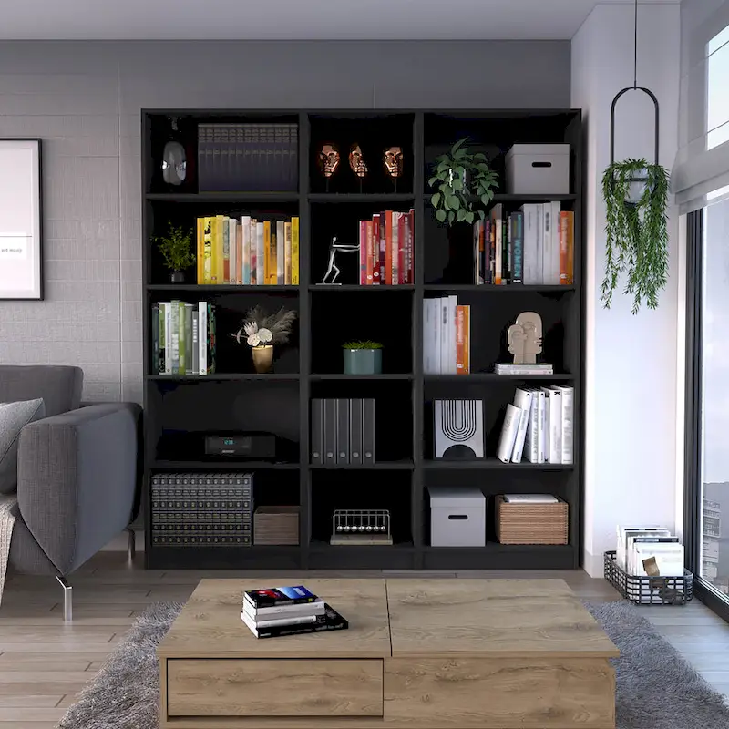 Kenyon 67  Wide 5-Shelf Option B Bookcase Set of 3