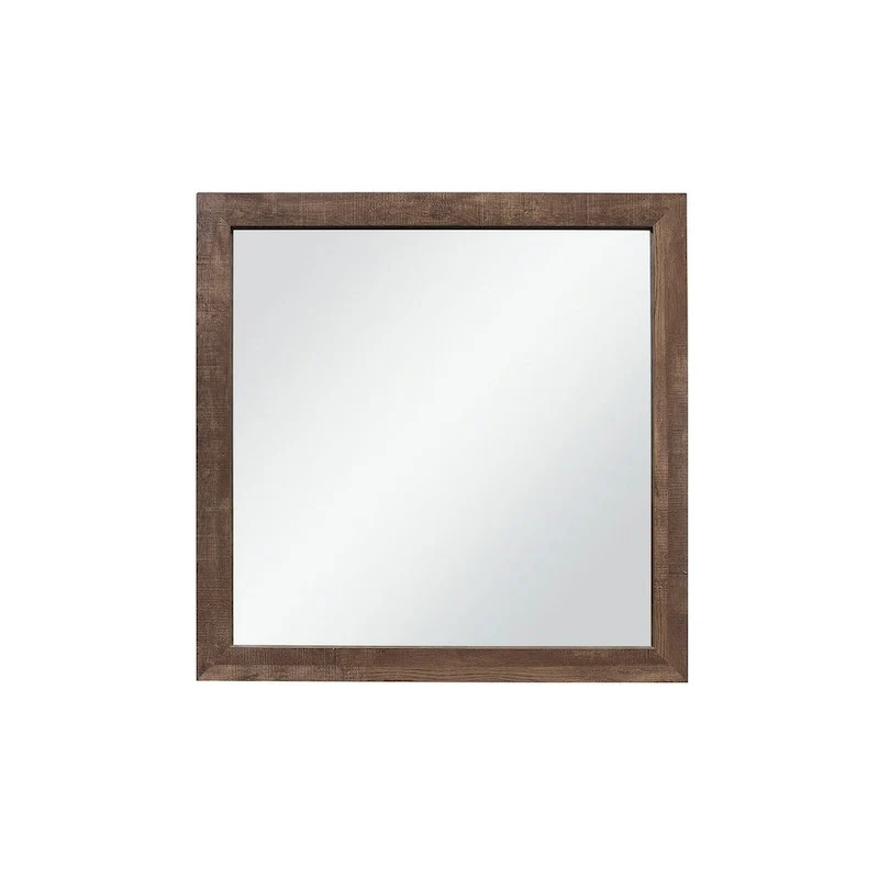 Tabina 3 Piece Rustic Brown Modern Panel Bedroom Set