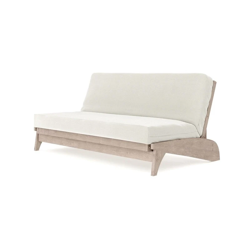 Queen Futon Frame – Oak/Cherry/Espresso/Grey | Wall Hugger | 2-Person | 550 lb Capacity