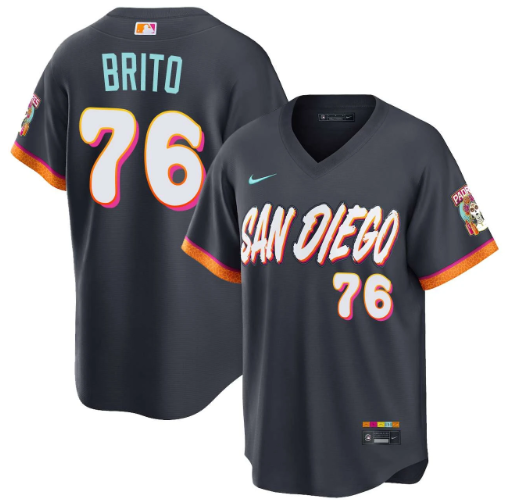 Jhony Brito San Diego Padres City Connect Stadium Jersey