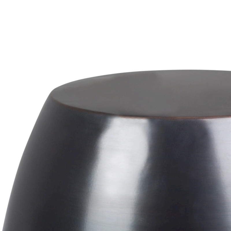 WYNDENHALL Cristy Industrial 16 inch Wide Metal Accent Side Table, Fully Assembled - 16 W x 16 D x 19.5 H