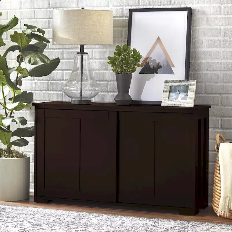 Porch & Den Jefferson Sliding Door Stackable Buffet/Sideboard