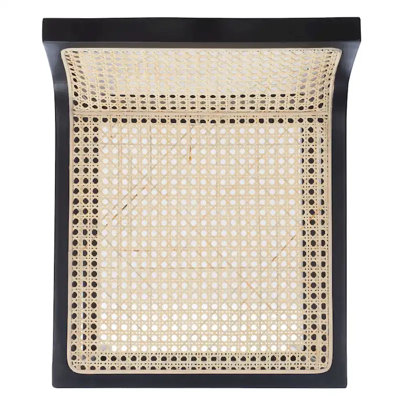 SAFAVIEH Carry Low Back Cane Counter Stool - 16 W x 19 D x 31 H - 16Wx19Dx31H