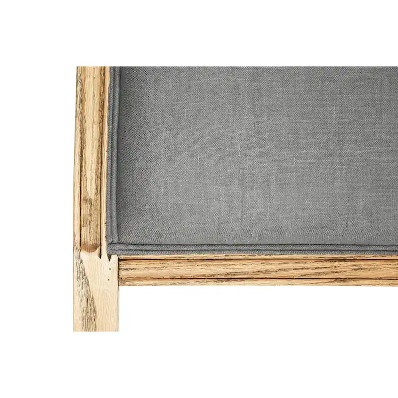 Oak & Linen Headboard