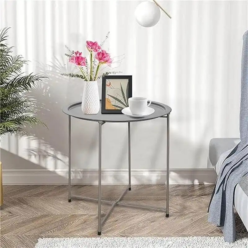 Tray Metal Side Table