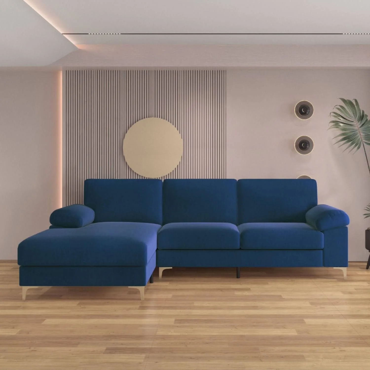 Corner Sectional Sofa - Bleu | Bleu